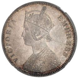BRITISH INDIA: Victoria, Empress, 1876-1901, AR rupee, 1879-C