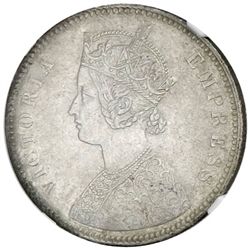 BRITISH INDIA: Victoria, Empress, 1876-1901, AR rupee, 1883C