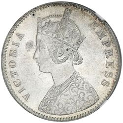 BRITISH INDIA: Victoria, Empress, 1876-1901, AR rupee, 1885C