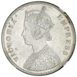 BRITISH INDIA: Victoria, Empress, 1876-1901, AR rupee, 1885C