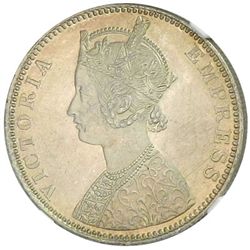 BRITISH INDIA: Victoria, Empress, 1876-1901, AR rupee, 1887B