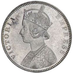 BRITISH INDIA: Victoria, Empress, 1876-1901, AR rupee, 1893-B
