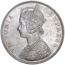 BRITISH INDIA: Victoria, Empress, 1876-1901, AR rupee, 1898-B