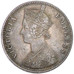 BRITISH INDIA: Victoria, Empress, 1876-1901, AR rupee, 1898-C