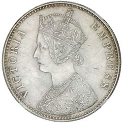 BRITISH INDIA: Victoria, Empress, 1876-1901, AR rupee, 1900C