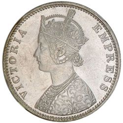 BRITISH INDIA: Victoria, Empress, 1876-1901, AR rupee, 1900-B