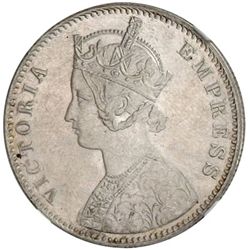 BRITISH INDIA: Victoria, Empress, 1876-1901, AR rupee, 1901-C