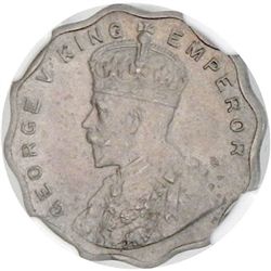 BRITISH INDIA: George V, 1910-1936, 1 anna, 1912(b)