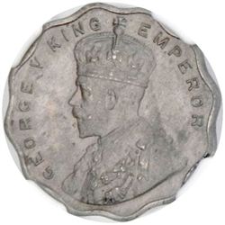 BRITISH INDIA: George V, 1910-1936, 1 anna, 1915(b)