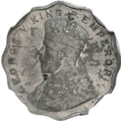 BRITISH INDIA: George V, 1910-1936, 1 anna, 1917(b)