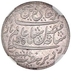 BENGAL PRESIDENCY: George III, 1760-1820, AR 1/2 rupee, Murshidabad, year 19