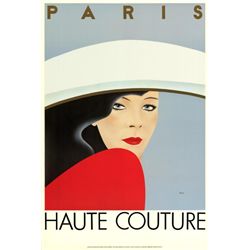 Gerard Razzia Haute Couture Rare 1983 Poster