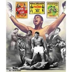 Wishum Gregory Muhammad Ali: I Am the Greatest Print