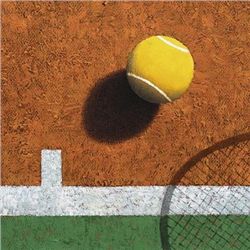 Bill Romero Tennis Ball Sport Art Print