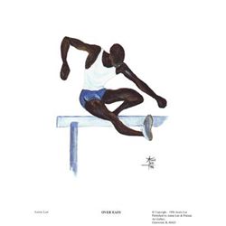 Annie Lee Over Easy Mini Hurdles Art Print