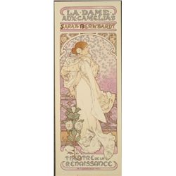 Mucha La Dame aux Camelias Sarah Bernhardt Print