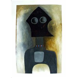 Ephrem Kouakou : Untitled XVII (Black Figure Necklace)