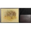 Image 1 : Tom Heflins Just Quiet Raining Signed Painting & Book