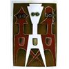 Image 1 : Ephrem Kouakou: Untitled XIV (White & 2 Red Figures)