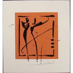 Alfred Gockel Serigraphs Face Forward Art Signed Print