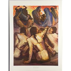 David Alfaro Siqueries Art Print Mujeres Del Mezquital