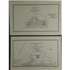 Image 1 : 2 Antique Chicago Survey Maps, Sketches Harbor CCE 1903
