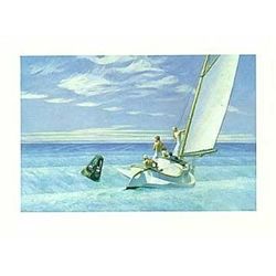 Edward Hopper Ground Swell, 1939 Sailing Art Print