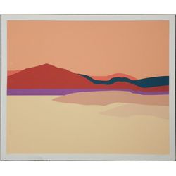 Doug Danz Signed Strata A Proof Mountain Art Print