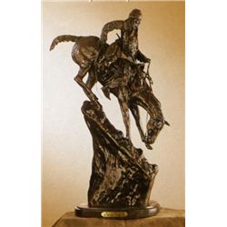 Mountain Man By Frederick Remington Bronze Sculpture