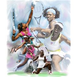 Wishum Gregory Venus and Serena Tennis Art Print