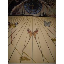 Eye and the Butterfly-Dali- Signed and Numbered