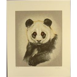 Marty Katon Signed Proof Art Print Panda Bear