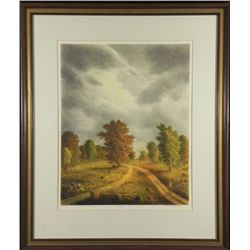 Thomas Locker Signed Art Print Framed -The Journey