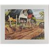 Image 1 : Lindstrom Art Print Rural Country Road & Barns