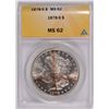 Image 1 : 1878-S MORGAN DOLLAR ANACS MS-62