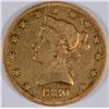 Image 1 : 1880-O TEN DOLLAR LIBERTY GOLD AU, RARE DATE