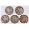 Image 2 : (5) WALKING LIBERTY HALF DOLLARS (16, 16-D, 16-S, 17, 17-D)
