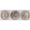 Image 2 : RARE! 1938 BOONE P,D AND S COMMEM HALF DOLLAR SET,  MS-65  ONLY 2100 PRODUCED