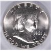 Image 2 : 1961 D FRANKLIN HALF DOLLAR PCGS MS65  NICE WHITE COIN!
