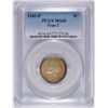 Image 1 : 1942 P JEFFERSON NICKEL PCGS MS65 TYPE 2  BEAUTIFUL TONING