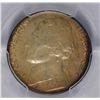 Image 2 : 1942 P JEFFERSON NICKEL PCGS MS65 TYPE 2  BEAUTIFUL TONING