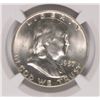 Image 2 : 1957 D FRANKLIN HALF DOLLAR NGC MS64FBL BLAST WHITE