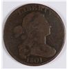 Image 1 : 1801 DRAPED BUST LARGE CENT 1/000 VG. SHELDON 223
