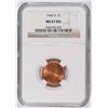 Image 1 : 1944 D LINCOLN CENT NGC MS67 RD
