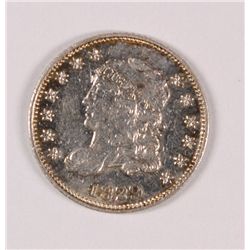 1829 BUST HALF DIME AU-58