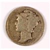 Image 1 : 1921 MERCURY DIME GOOD+ (SEMI KEY)