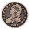 Image 1 : 1824 BUST HALF DOLLAR F/VF