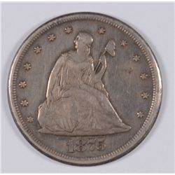 1875-CC Twenty Cent VF-30