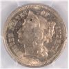 Image 2 : 1868 THREE CENT NICKEL PCGS MS-63