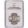Image 1 : 1945 Walking Liberty Half Dollar NGC MS-65